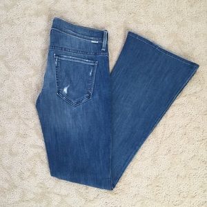 MOTHER denim THE CRUISER Graffiti Girl Size 27